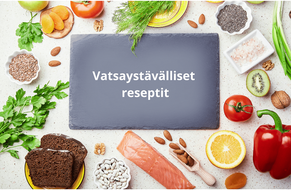 Vatsaystävälliset reseptit kuukaudeksi! by HealthElina